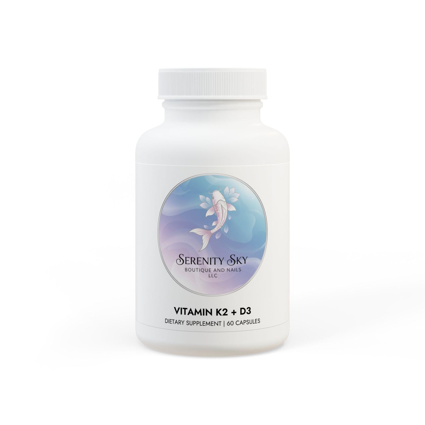 Vitamin K2 + D3 Supplement (60 Capsules)