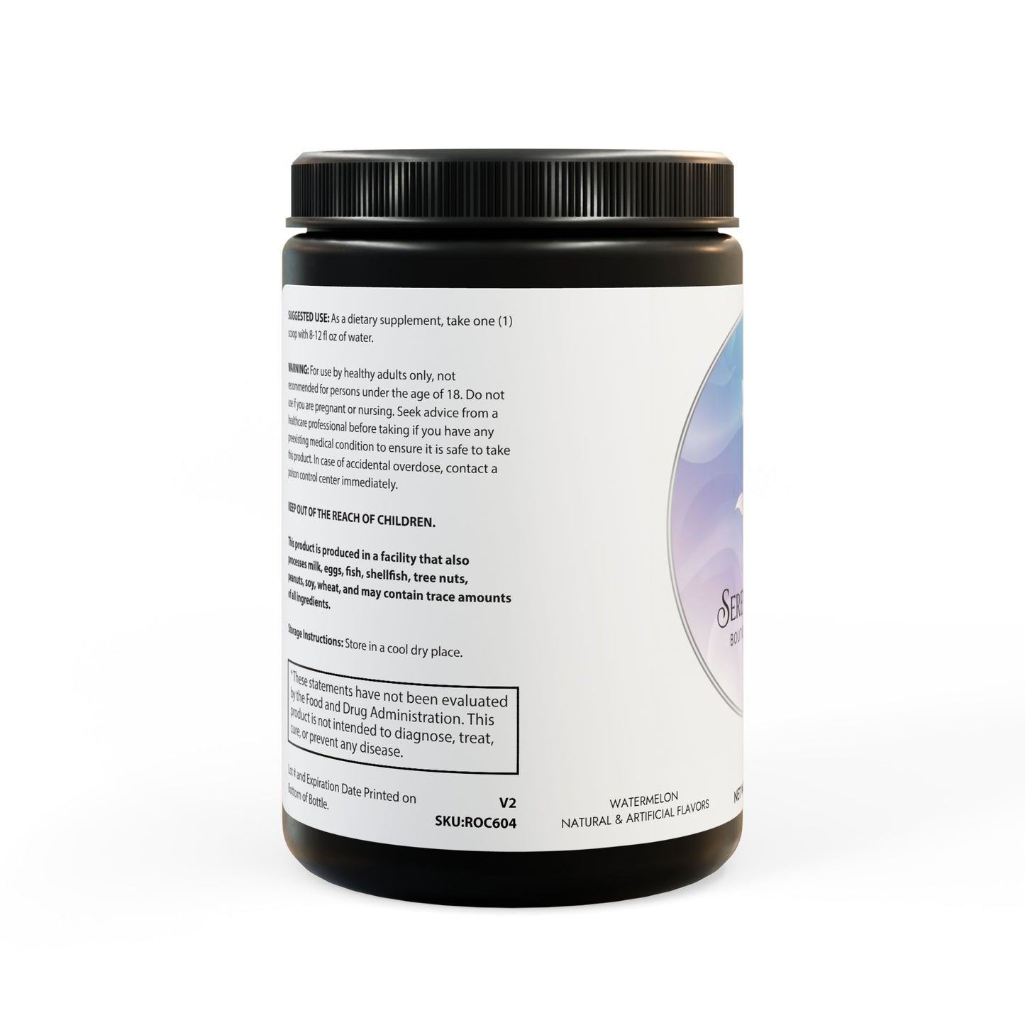 BCAA Supplement, Watermelon (325g, 11.46oz, 45 servings)