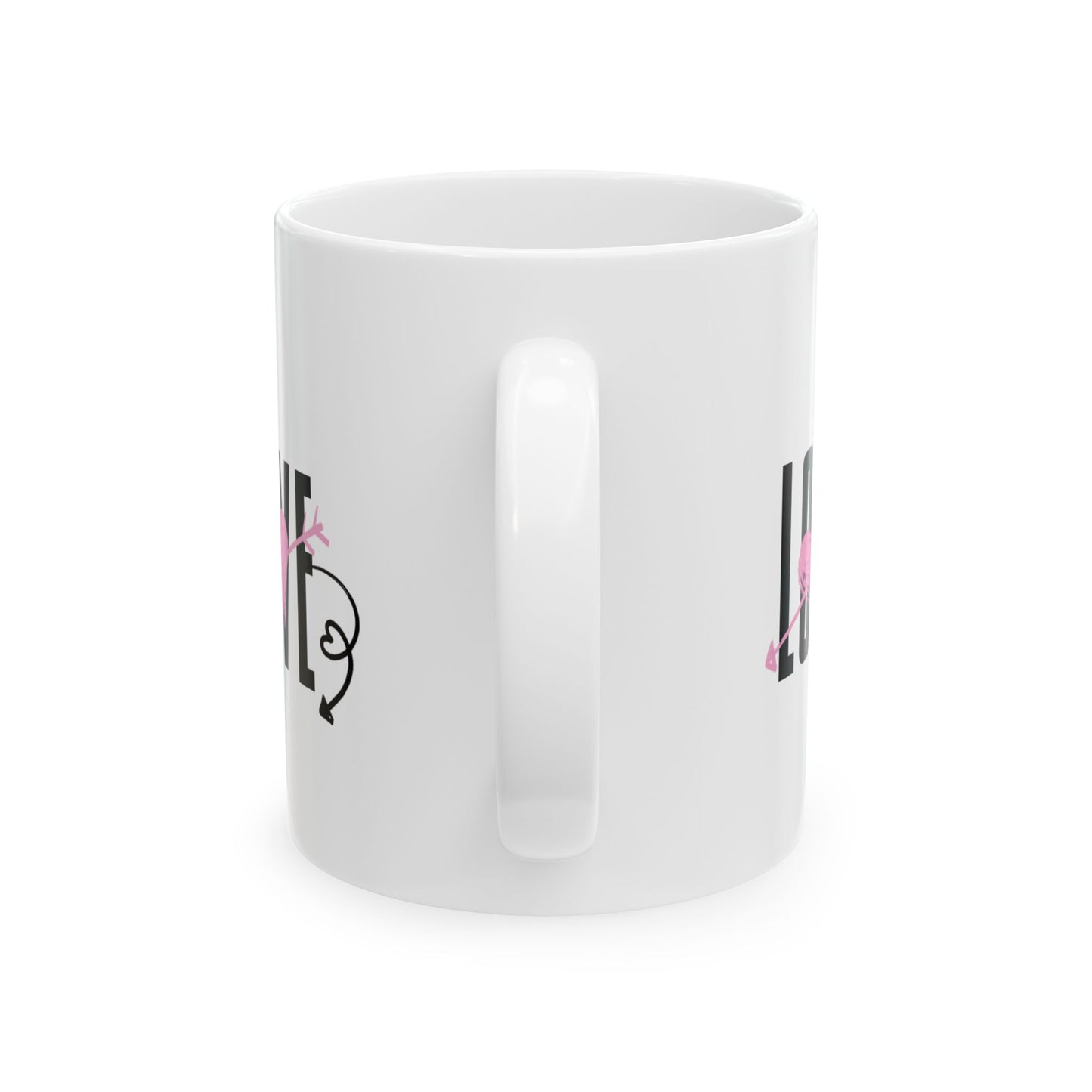 LOVE Ceramic Mug, (11oz, 15oz)