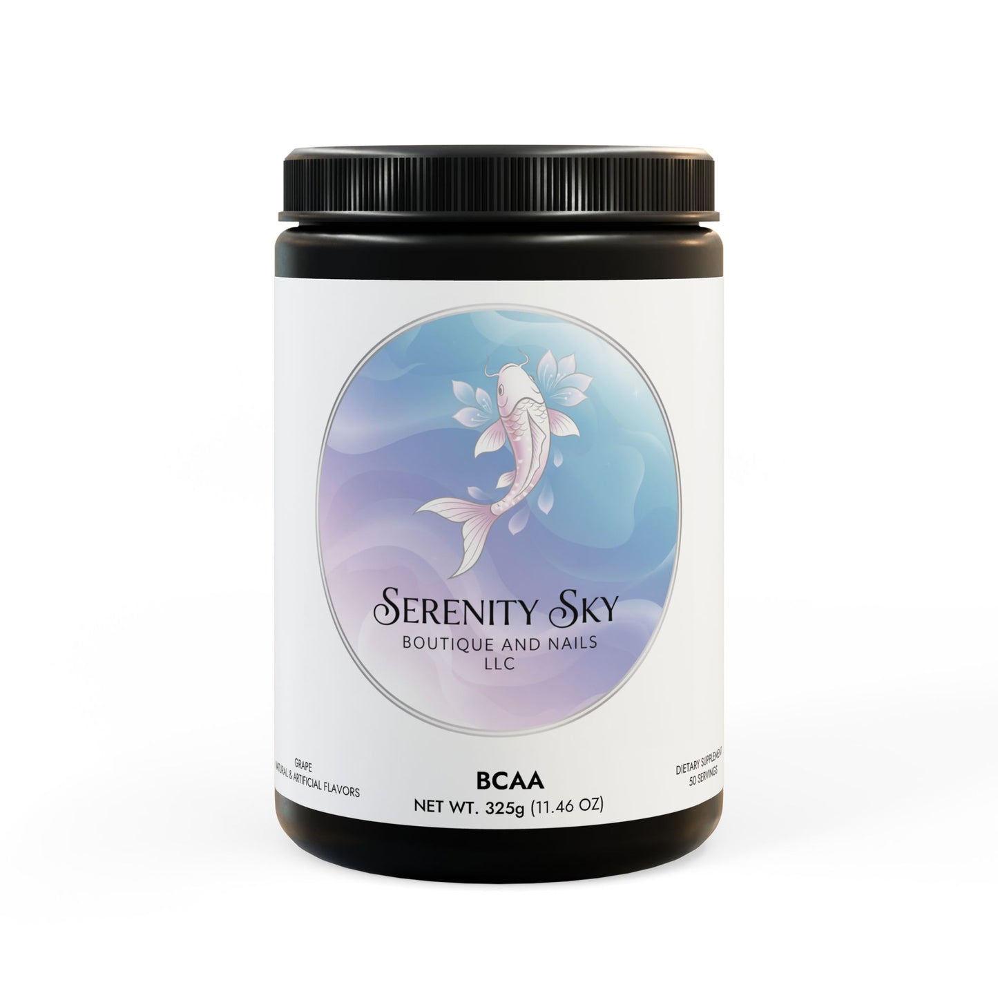 BCAA Supplement, Grape (325g, 11.46oz, 50 servings)