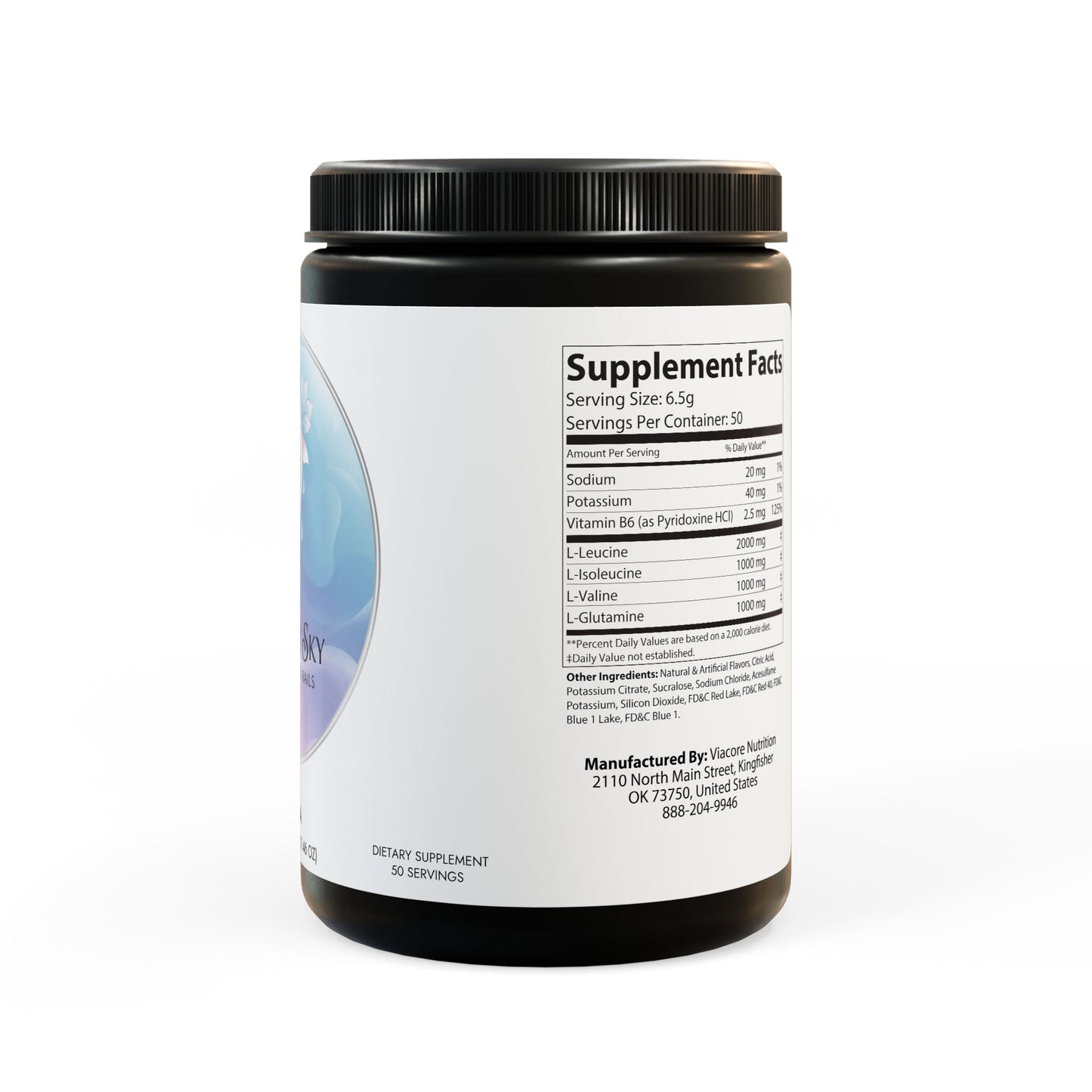BCAA Supplement, Grape (325g, 11.46oz, 50 servings)
