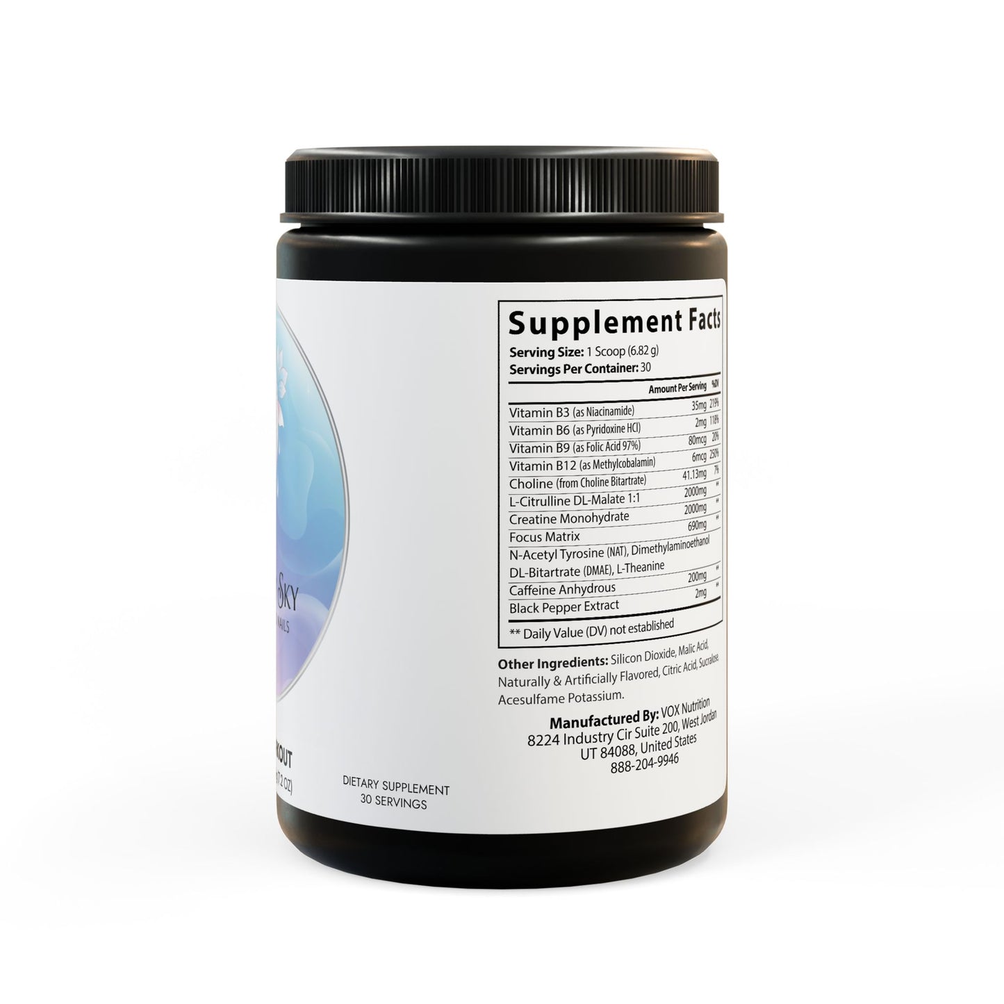 Pre-Workout Supplement, Fruit Punch (204g, 7.1oz)