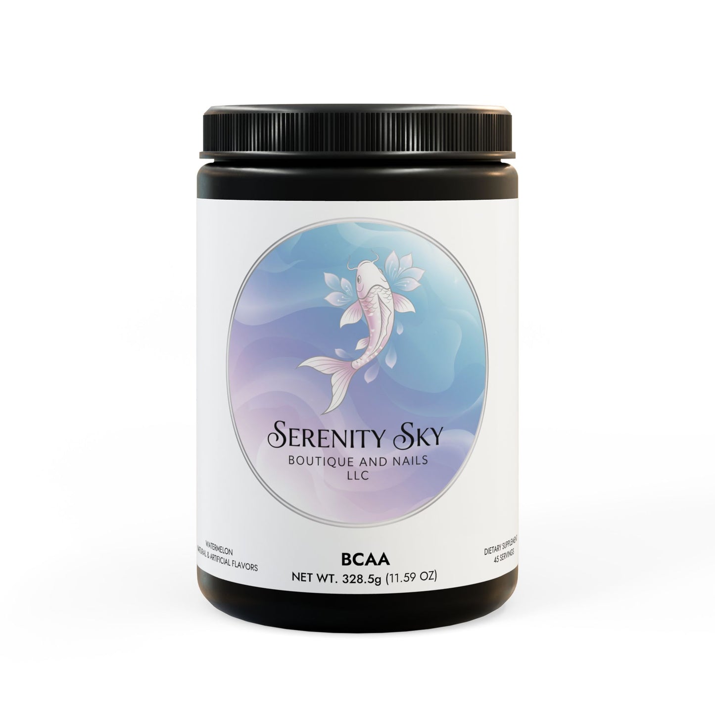 BCAA Supplement, Watermelon (325g, 11.46oz, 45 servings)