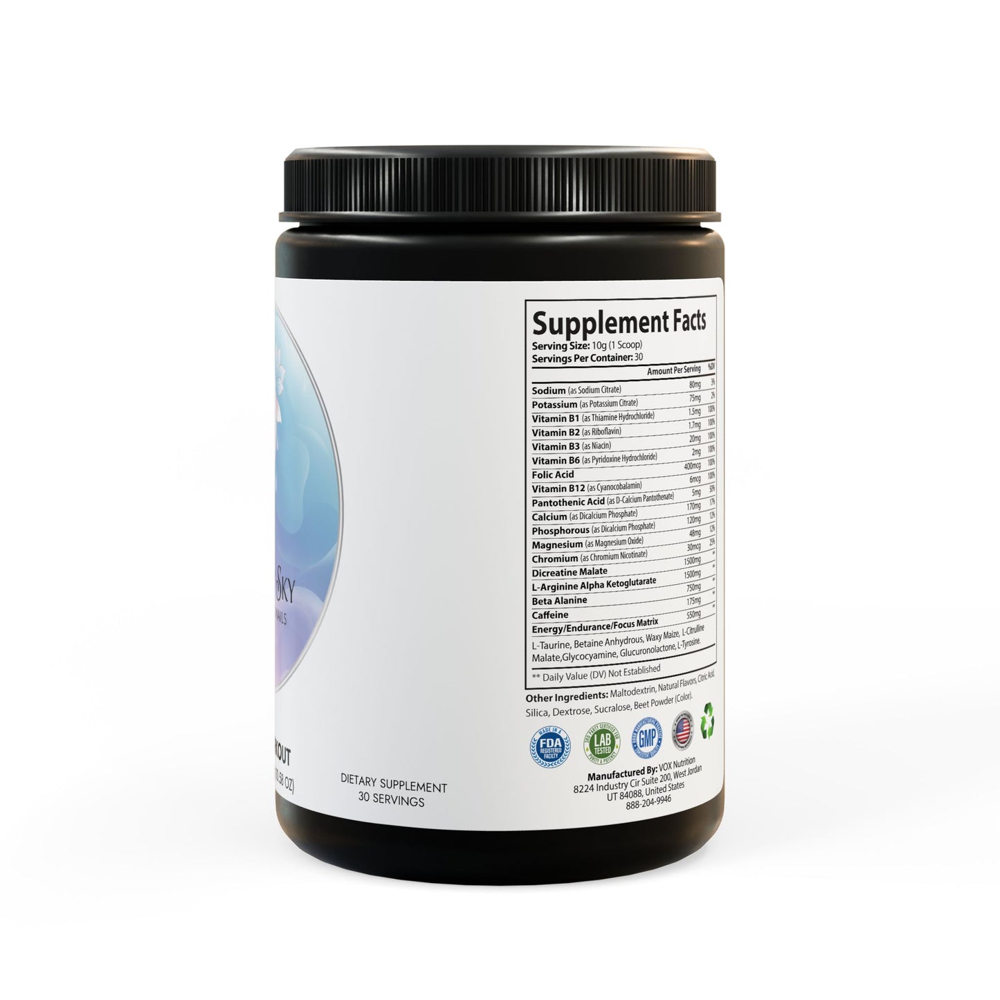 Pre-Workout Supplement, Watermelon (300g, 10.58oz)