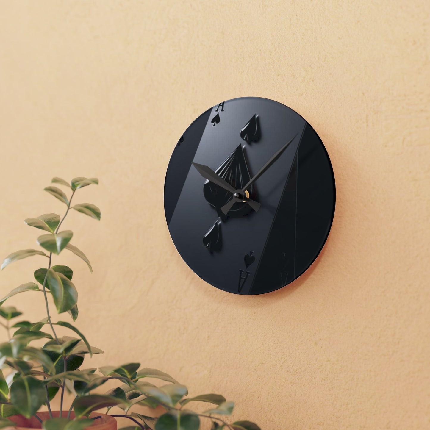 Ace Acrylic Wall Clock