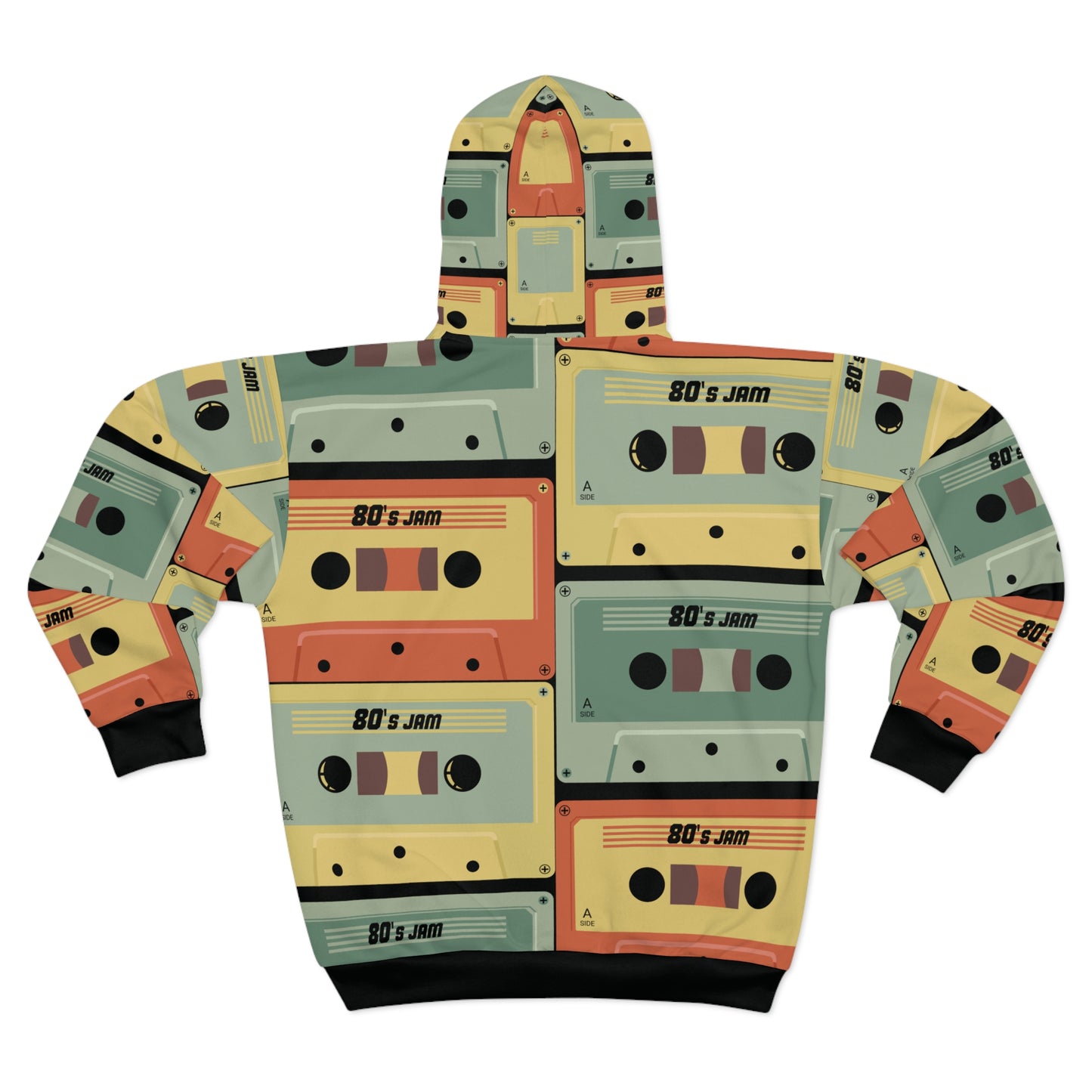 Mix Tape Zipper Hoodie