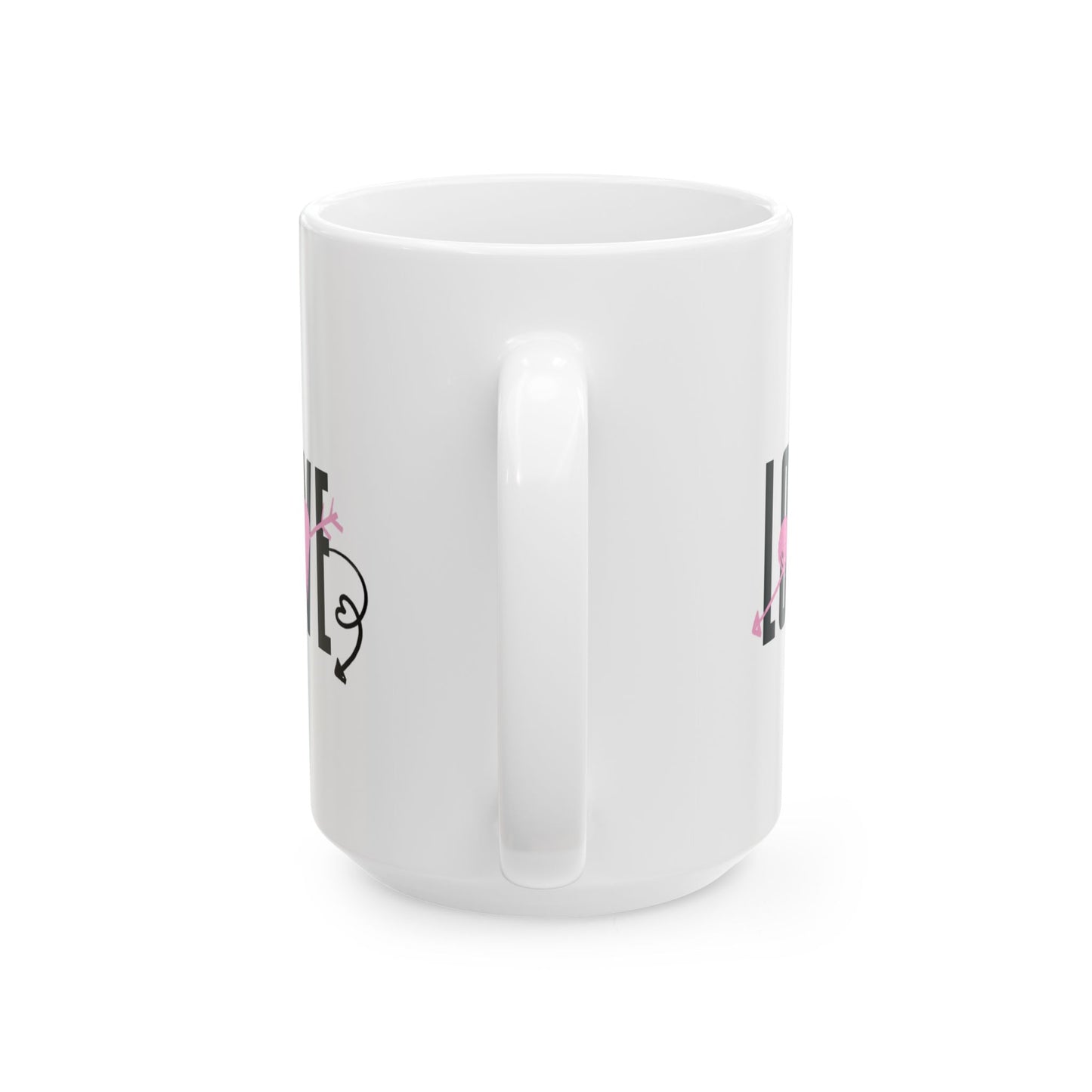 LOVE Ceramic Mug, (11oz, 15oz)