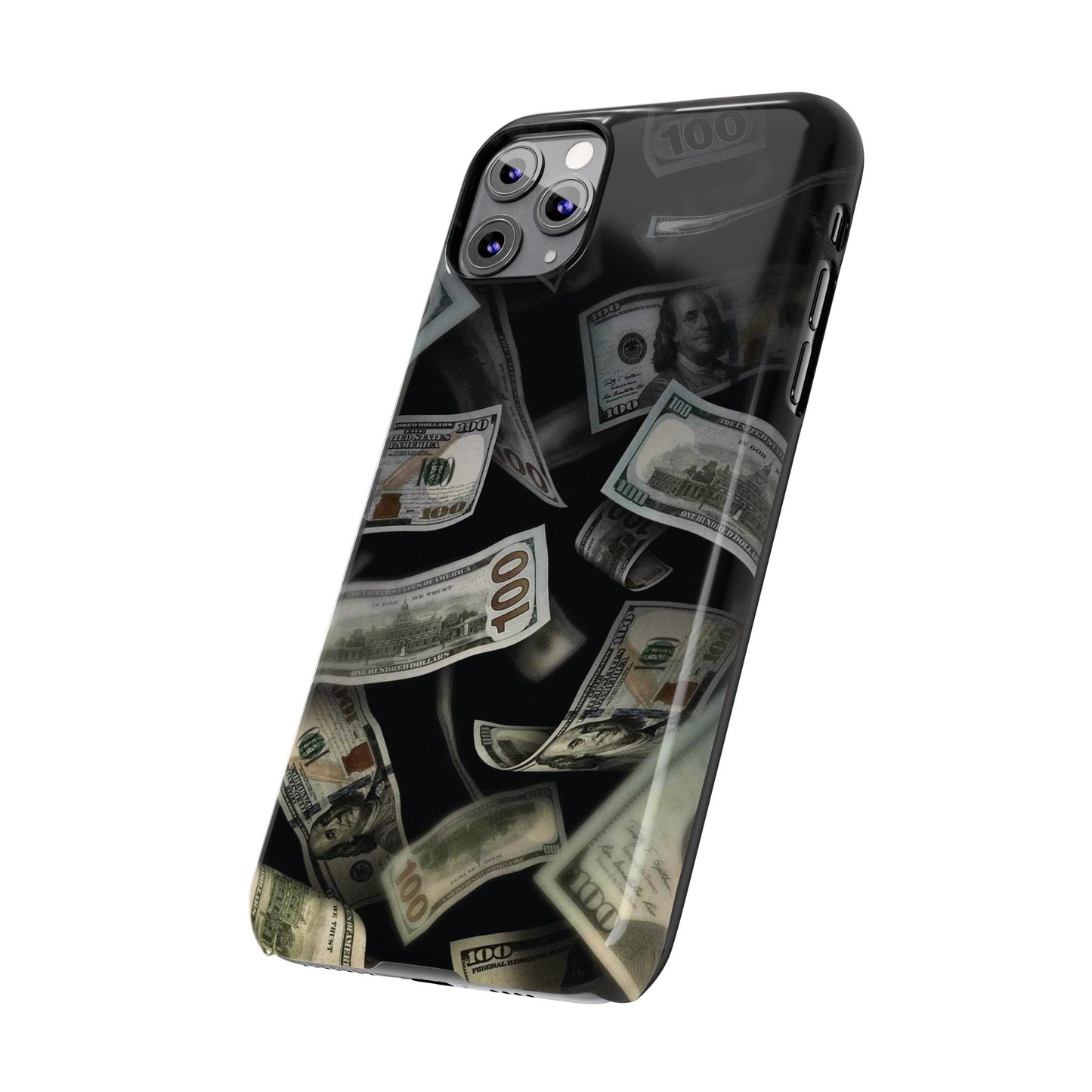 Raining money Slim iPhone Case