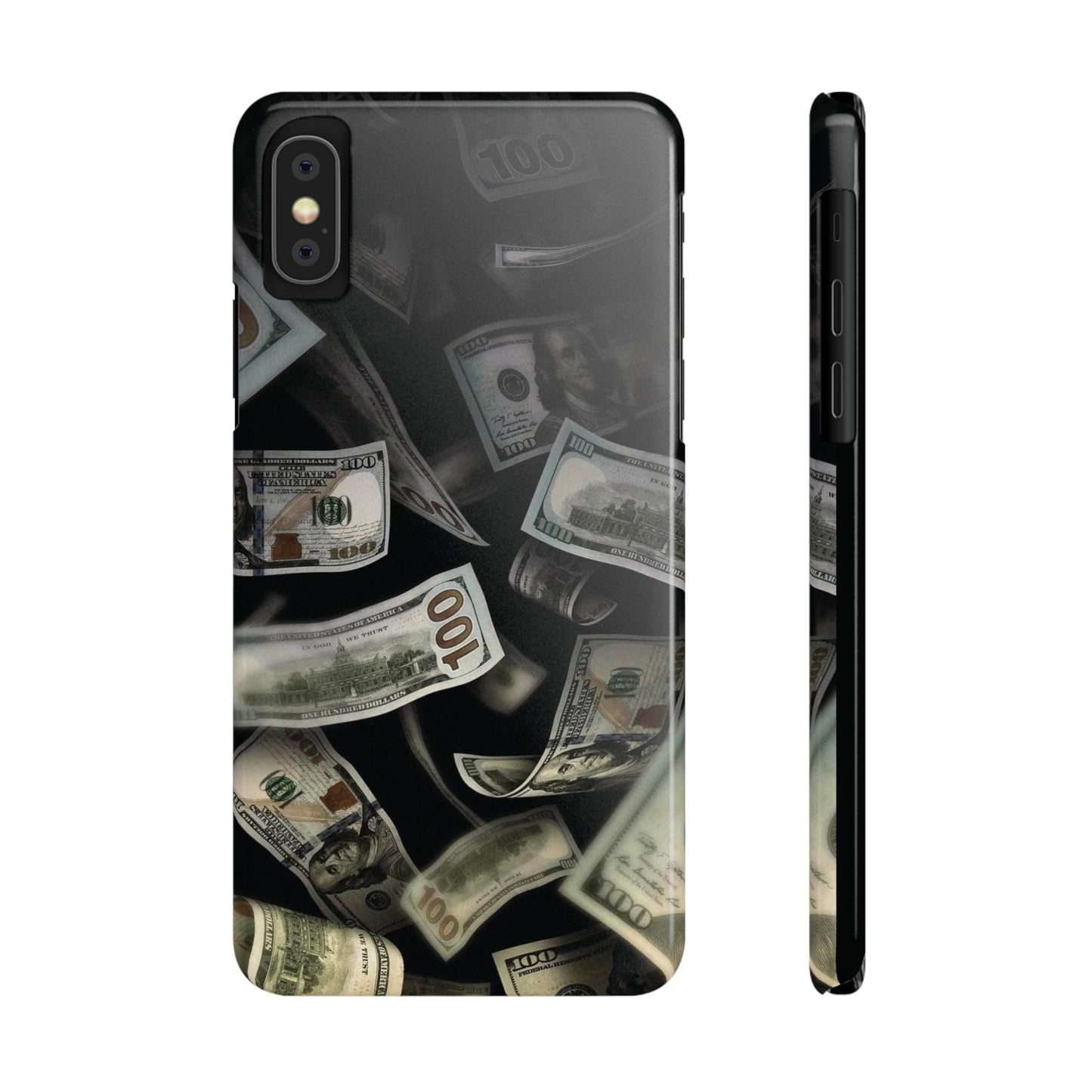 Raining money Slim iPhone Case