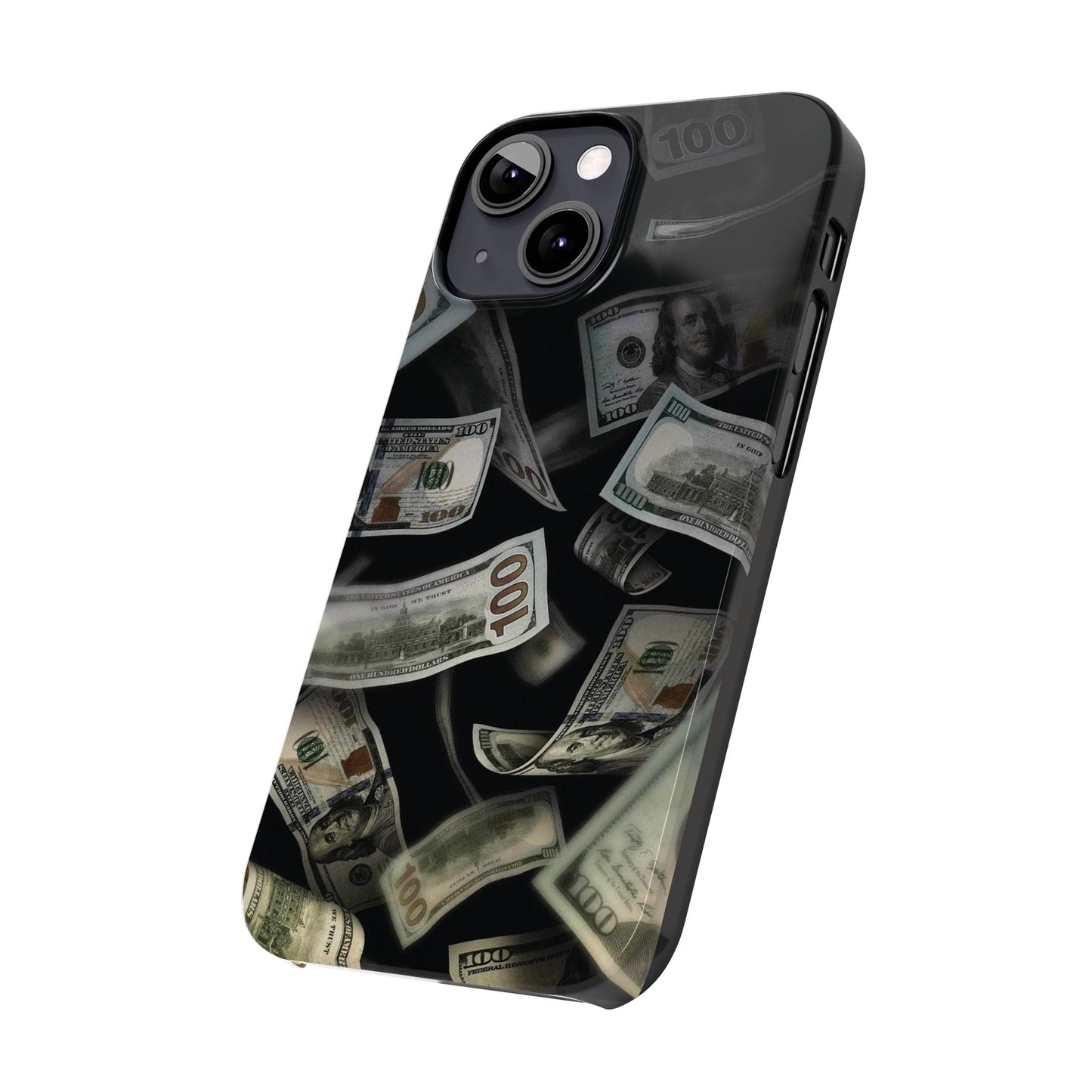 Raining money Slim iPhone Case