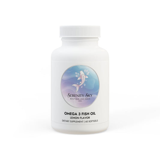 Omega 3 Fish Oil Supplement (60 Softgels)