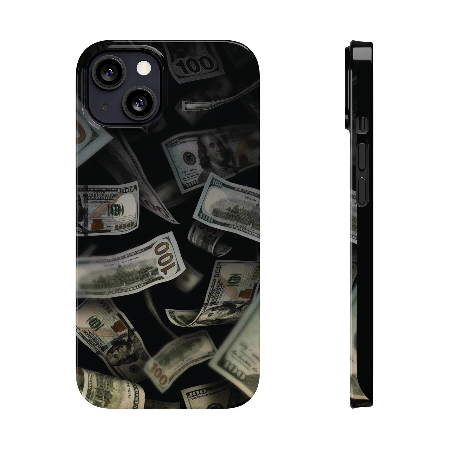 Raining money Slim iPhone Case