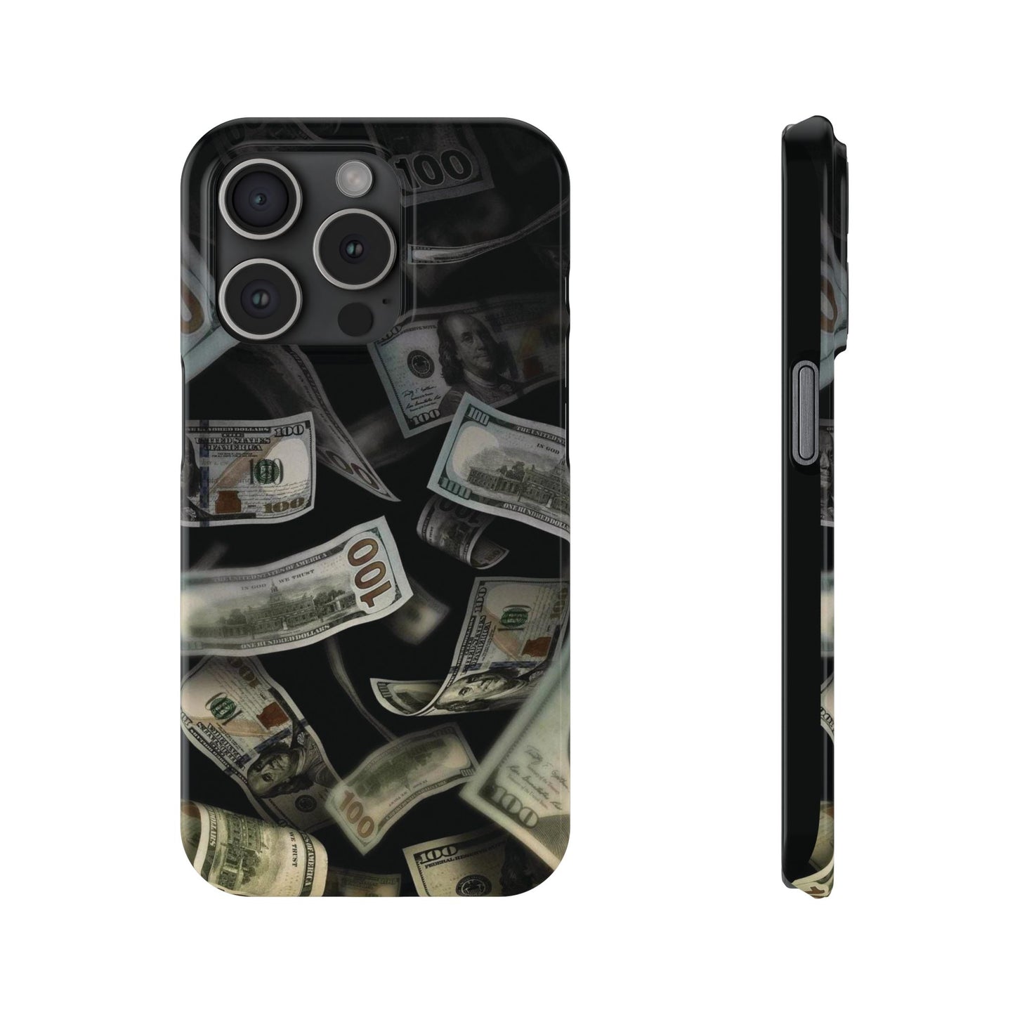 Raining money Slim iPhone Case