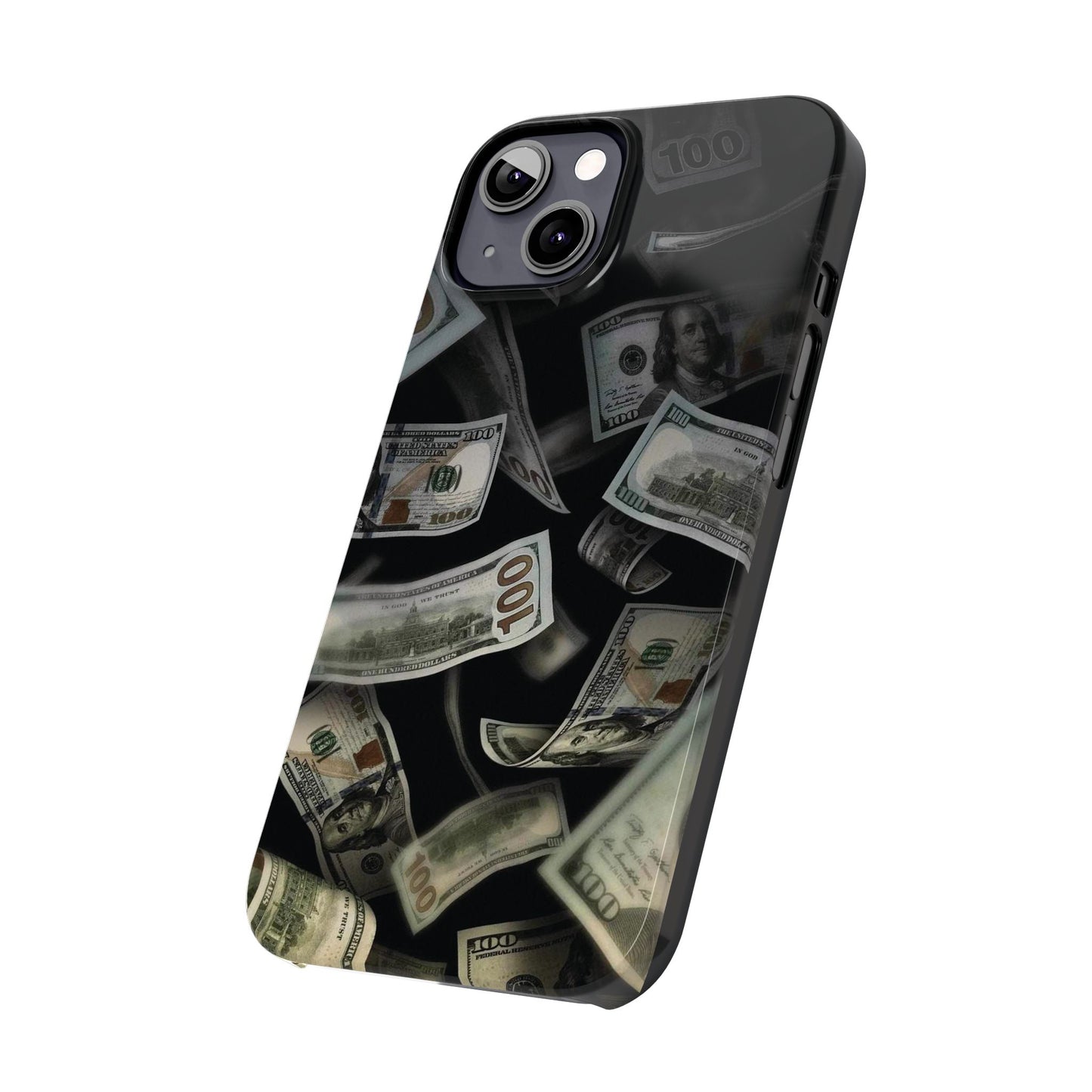 Raining money Slim iPhone Case