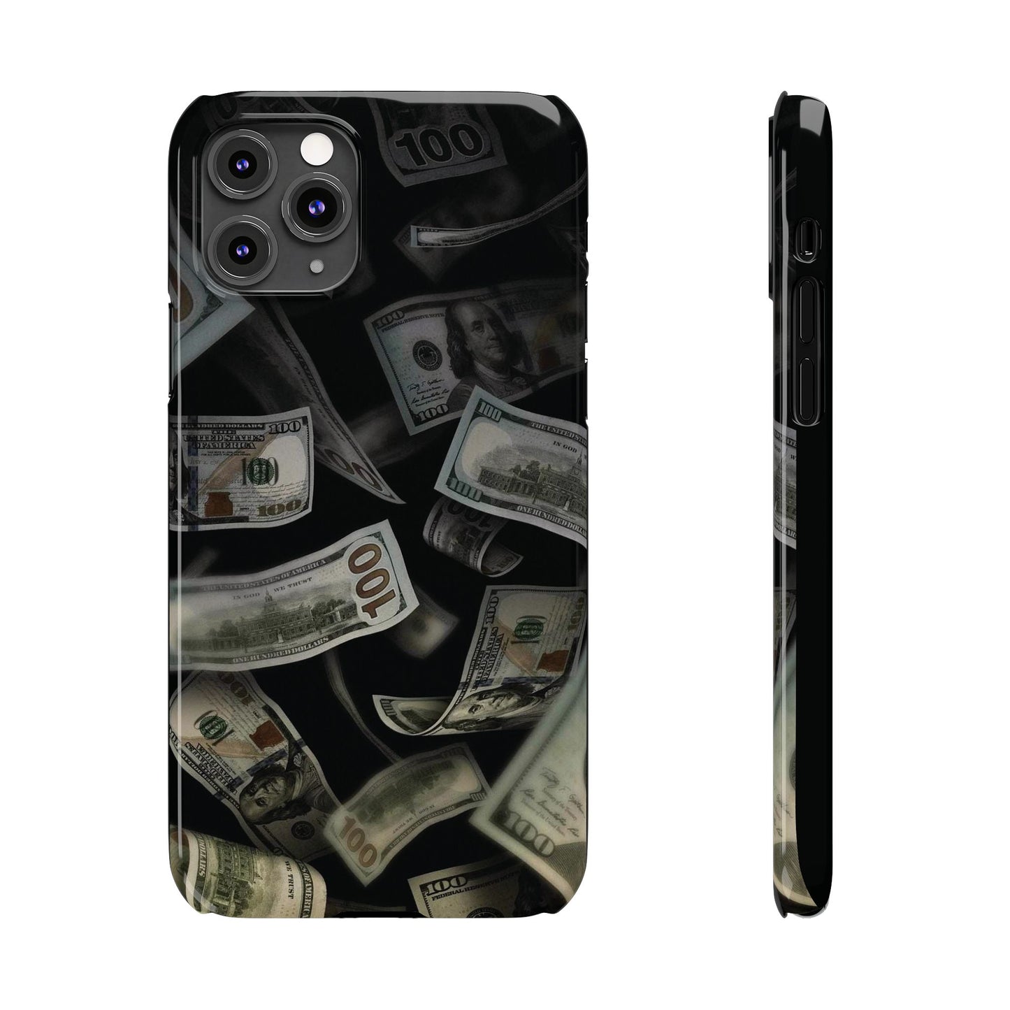 Raining money Slim iPhone Case